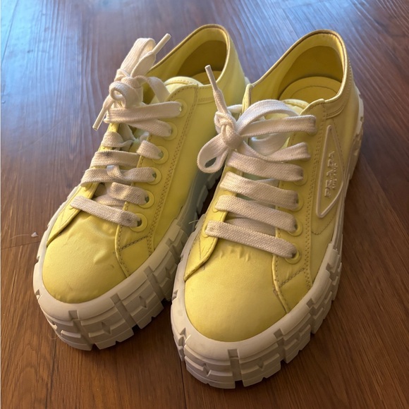 Prada Double Wheel Nylon Sneaker, size 37 - Picture 2 of 6